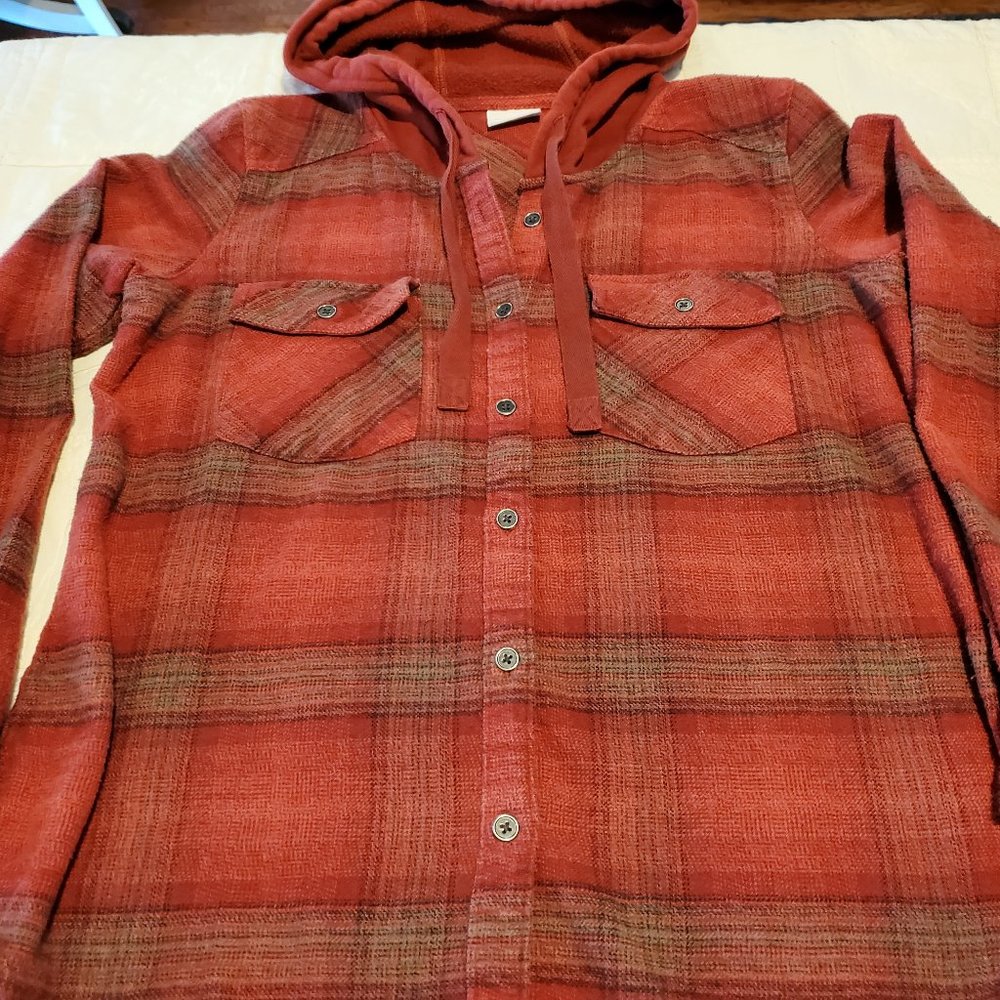 Columbia flannel hoodie